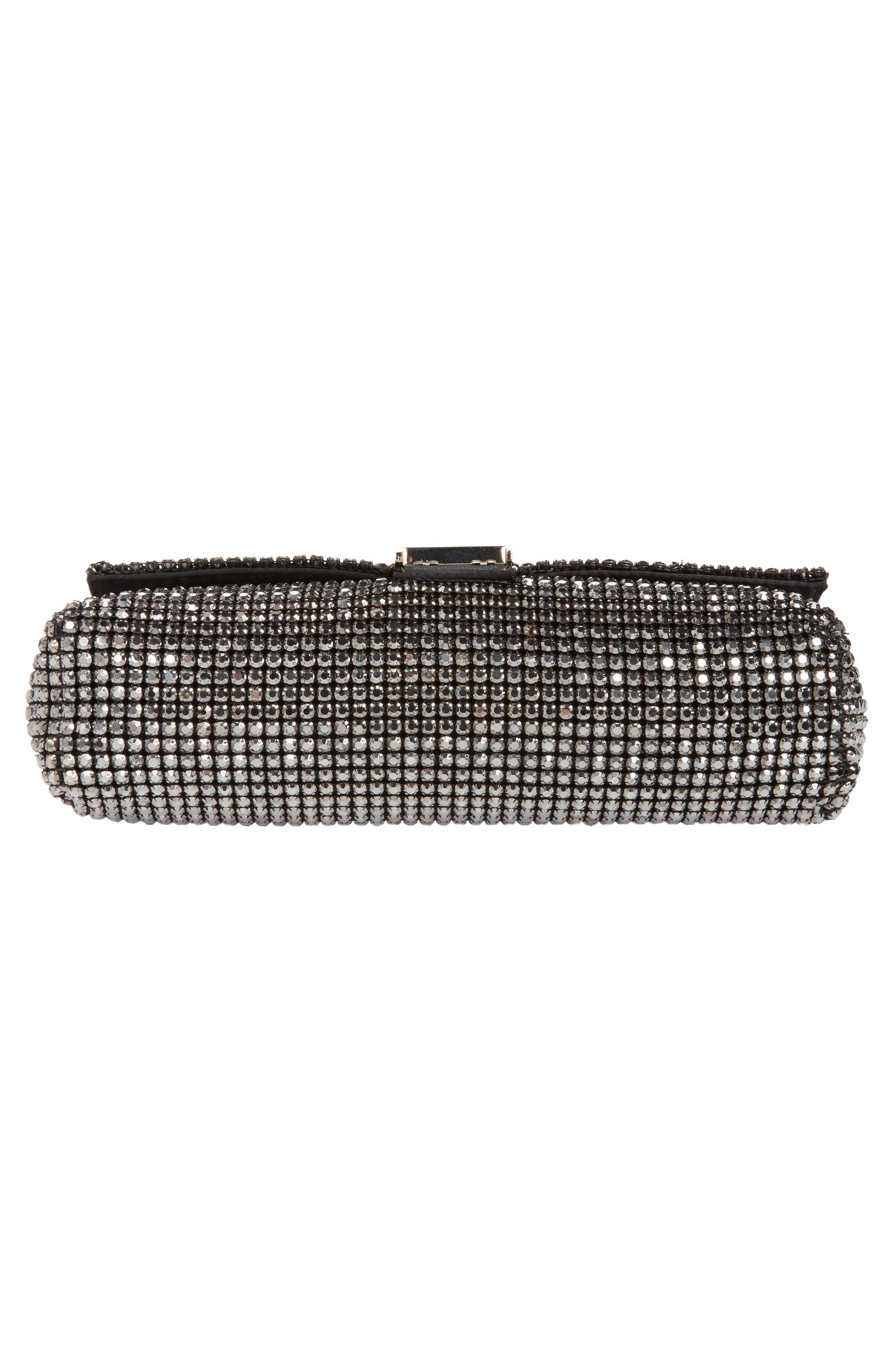 Ted Baker London Glitzet Crystal Baguette Small Clutch Bag - Gold