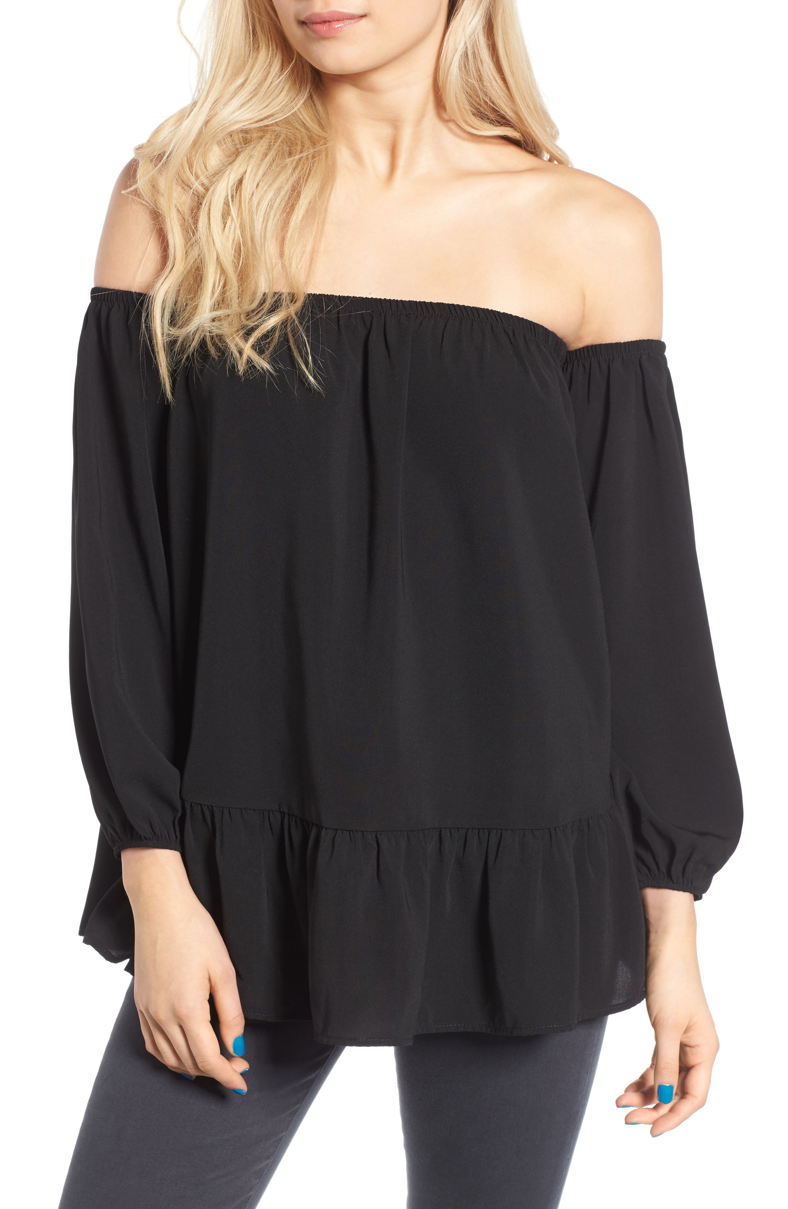 BP. Off the Shoulder Peplum Top Nordstrom