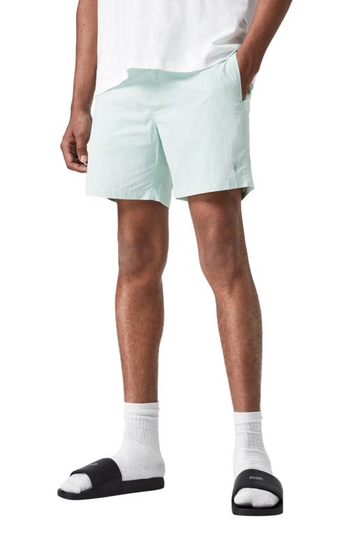 AllSaints Warden Swim Shorts in Blue at Nordstrom, Size Small