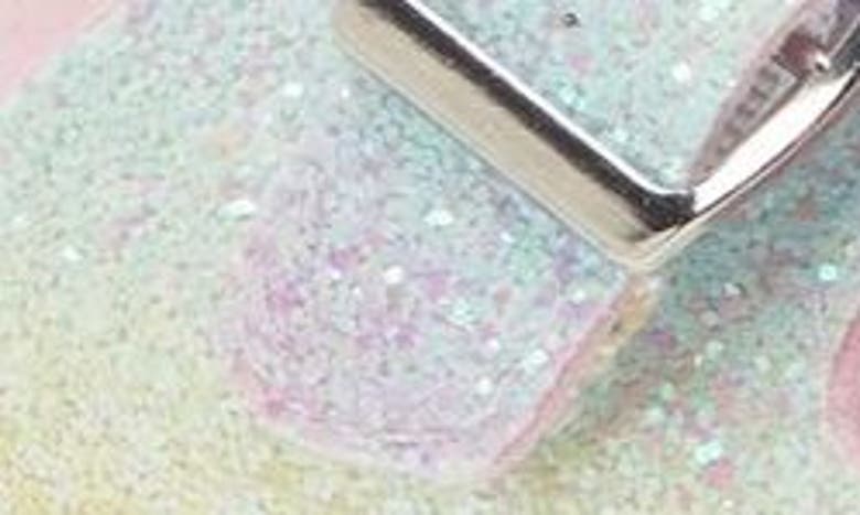 Shop Harper Canyon Kids' Delilah Slide Sandal In Rainbow Glitter