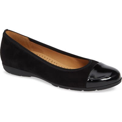 Gabor Ballerina Flat, Black