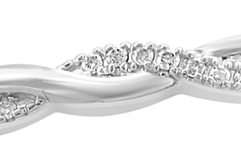 Shop Effy Sterling Silver Diamond Bangle Bracelet