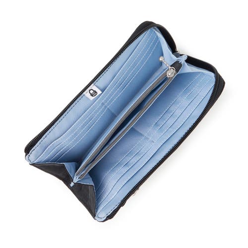 Baggallini Zip Around Rfid Wallet Wristlet In Black