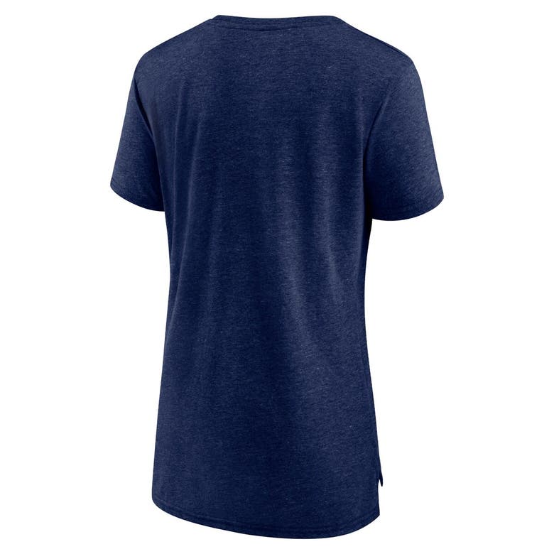 Shop Fanatics Branded Heather Navy New Orleans Pelicans League Leader Tri-blend T-shirt