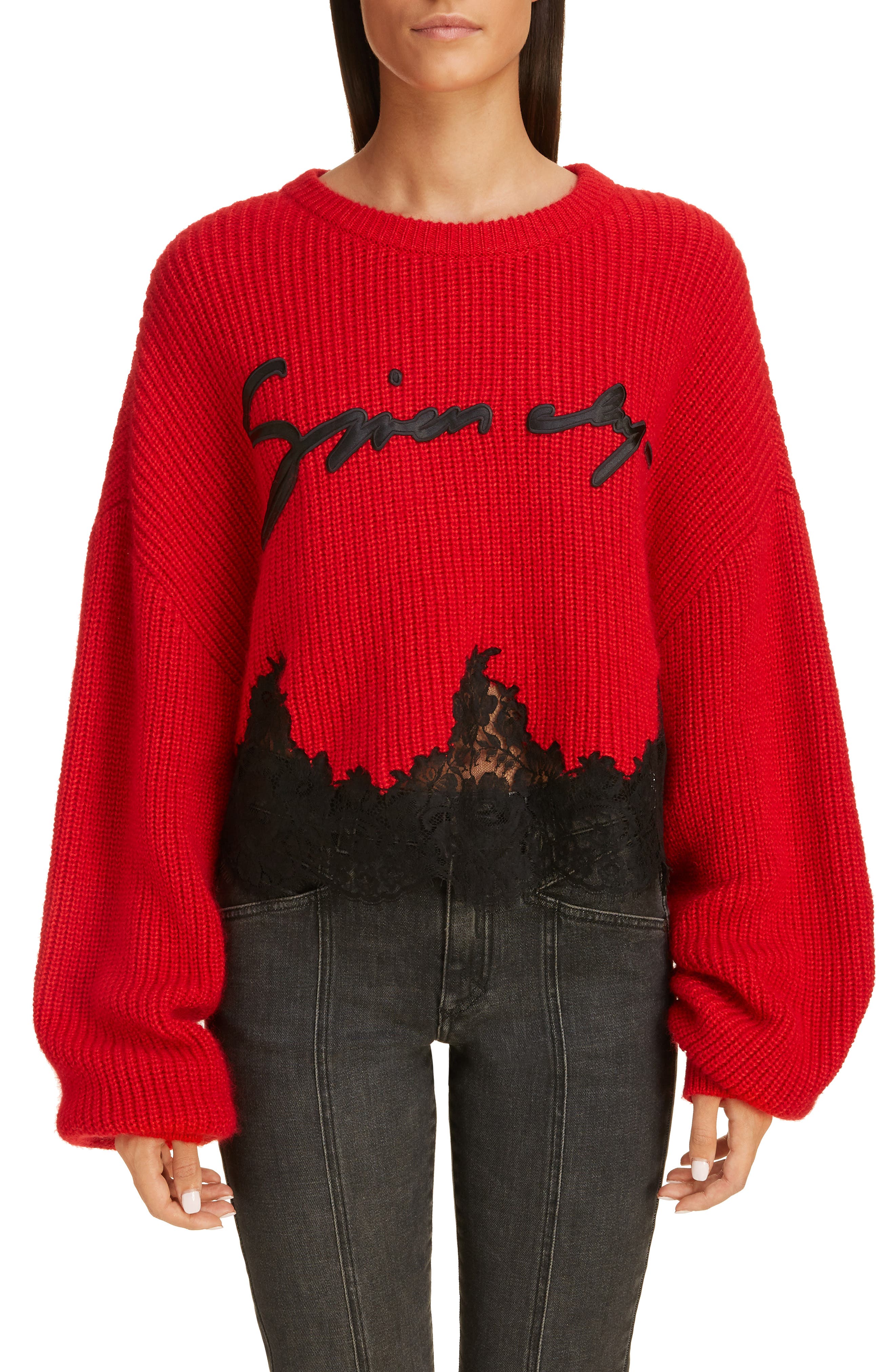 givenchy red sweater