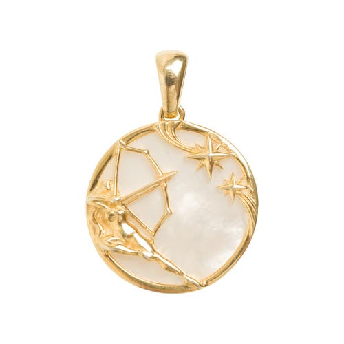 Freya Rose Zodiac Necklace In Sagittarius