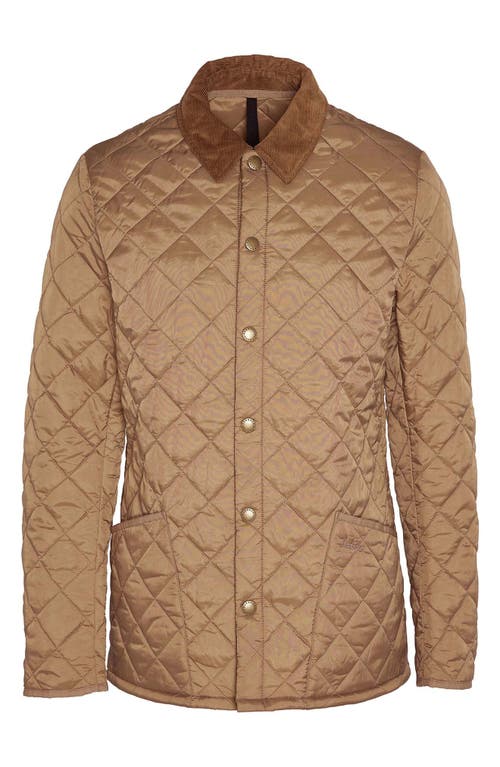 Shop Barbour Heritage Liddesdale Quilted Jacket In Sandstone