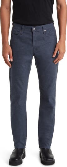 AG Everett Men's Slim Straight Leg Herringbone Pants | Nordstrom