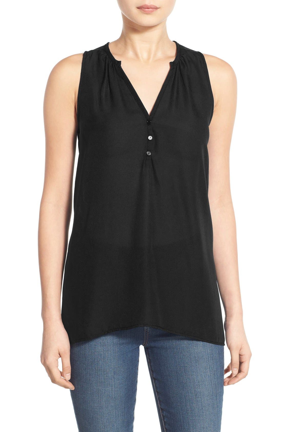 Sleeveless High/Low Tunic Top Nordstrom