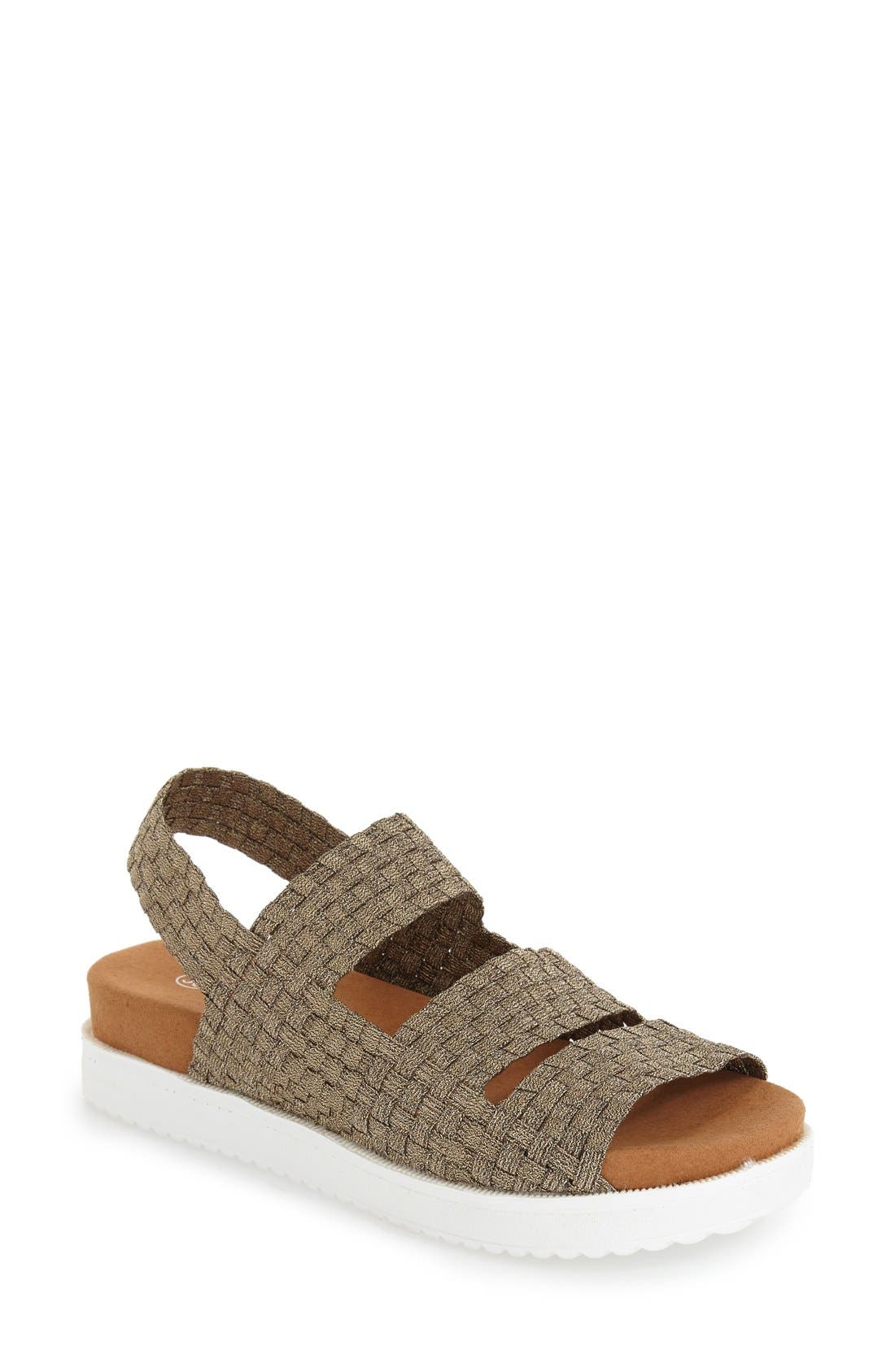 bernie mev. 'Crisp' Woven Platform Sandal
