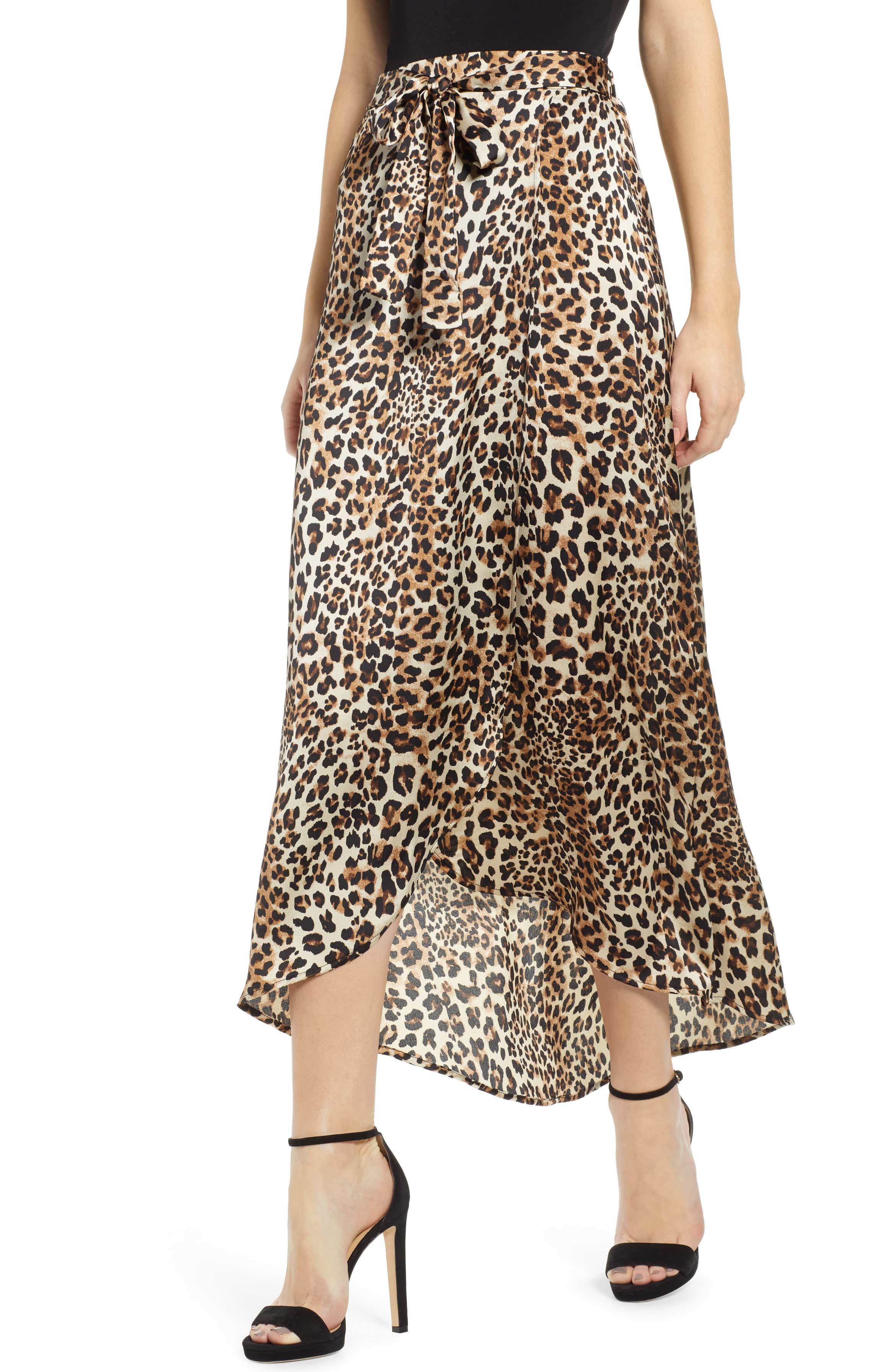 Know One Cares Leopard Print Maxi Skirt | Nordstrom