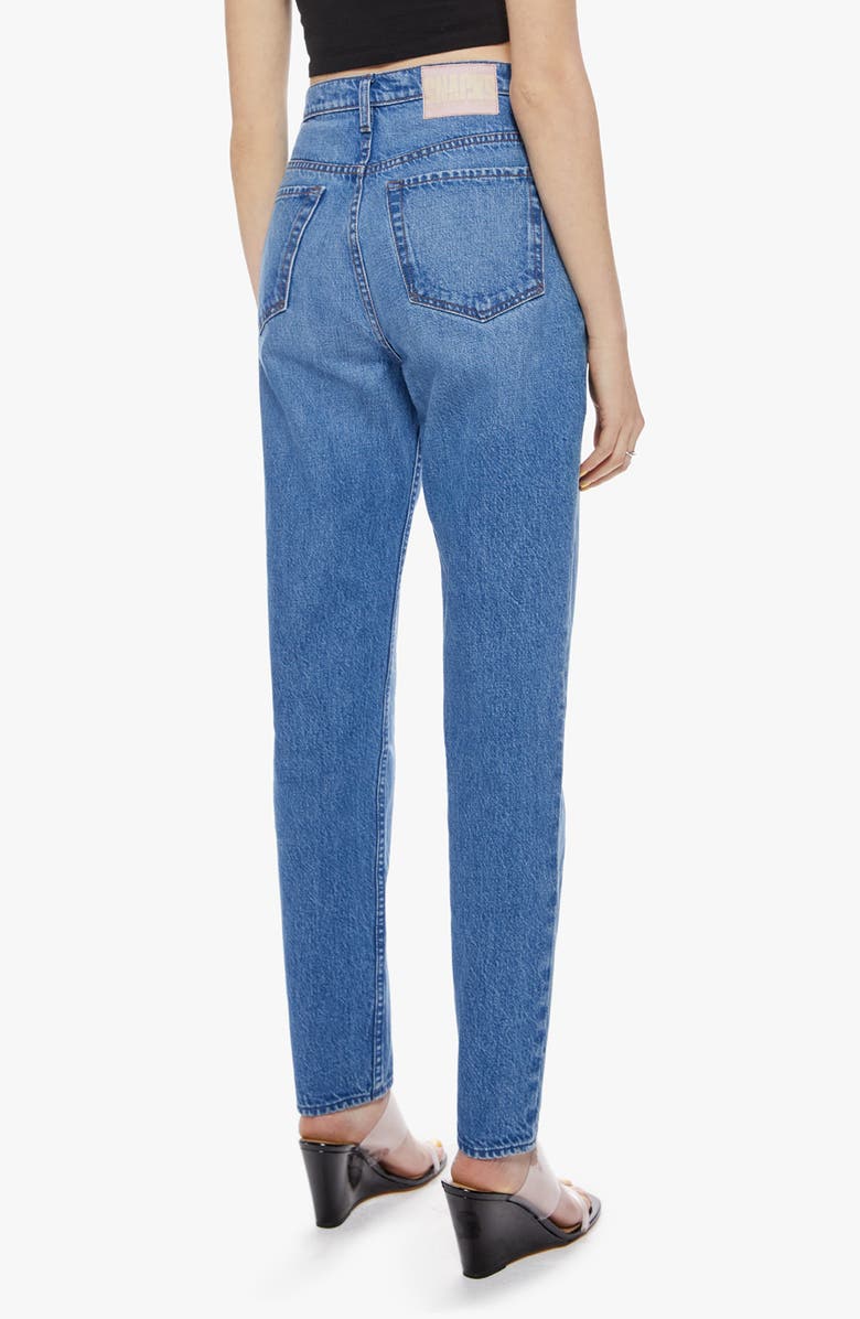 MOTHER SNACKS! High Waist Twizzy Skimp Tapered Straight Leg Jeans ...