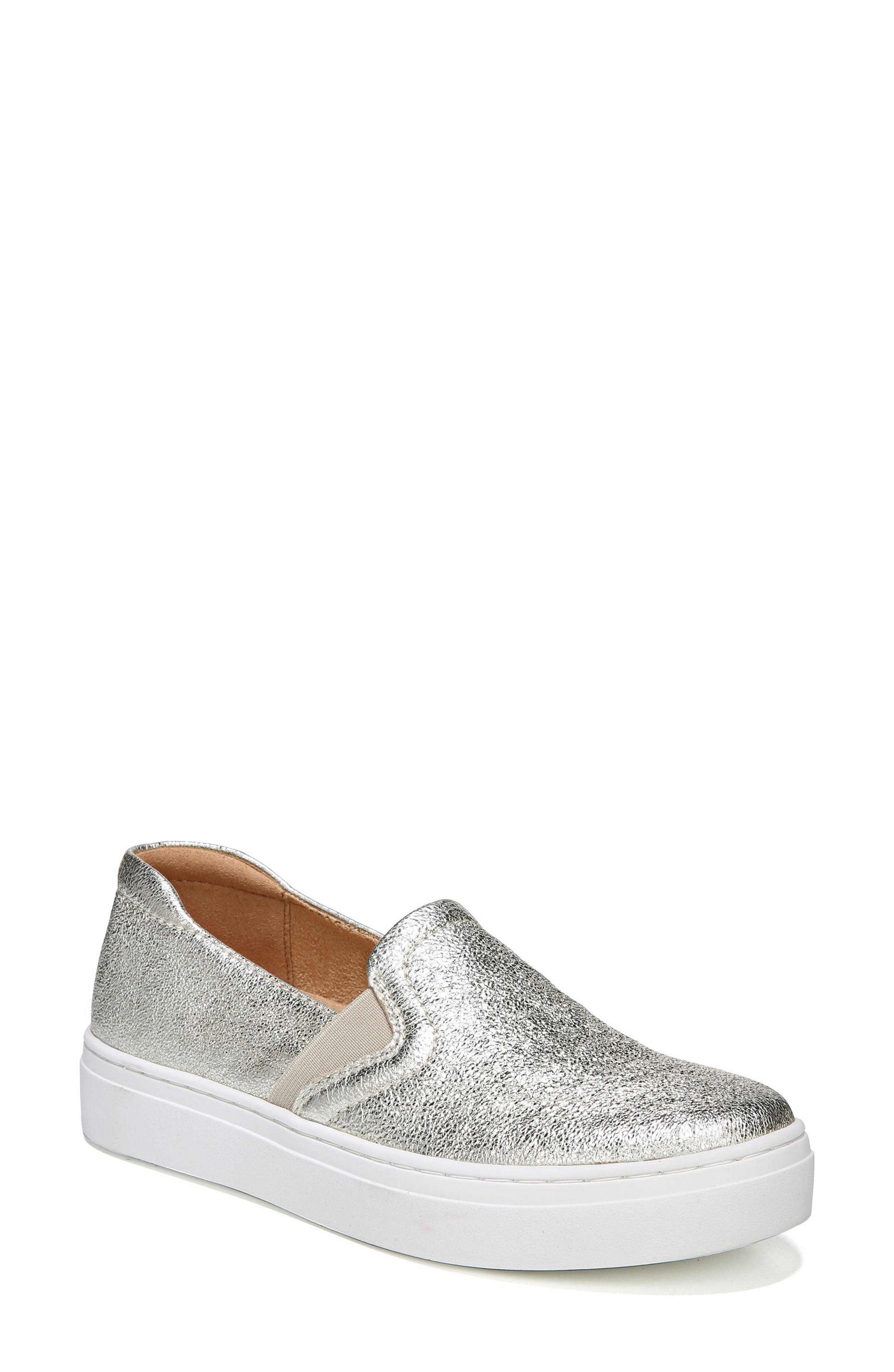 Naturalizer Carly Slip-On Sneaker- Metallic