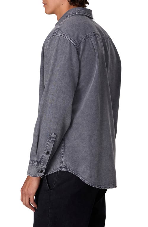 Shop Rag & Bone Matthew Denim Button-up Shirt In Aged Indigo