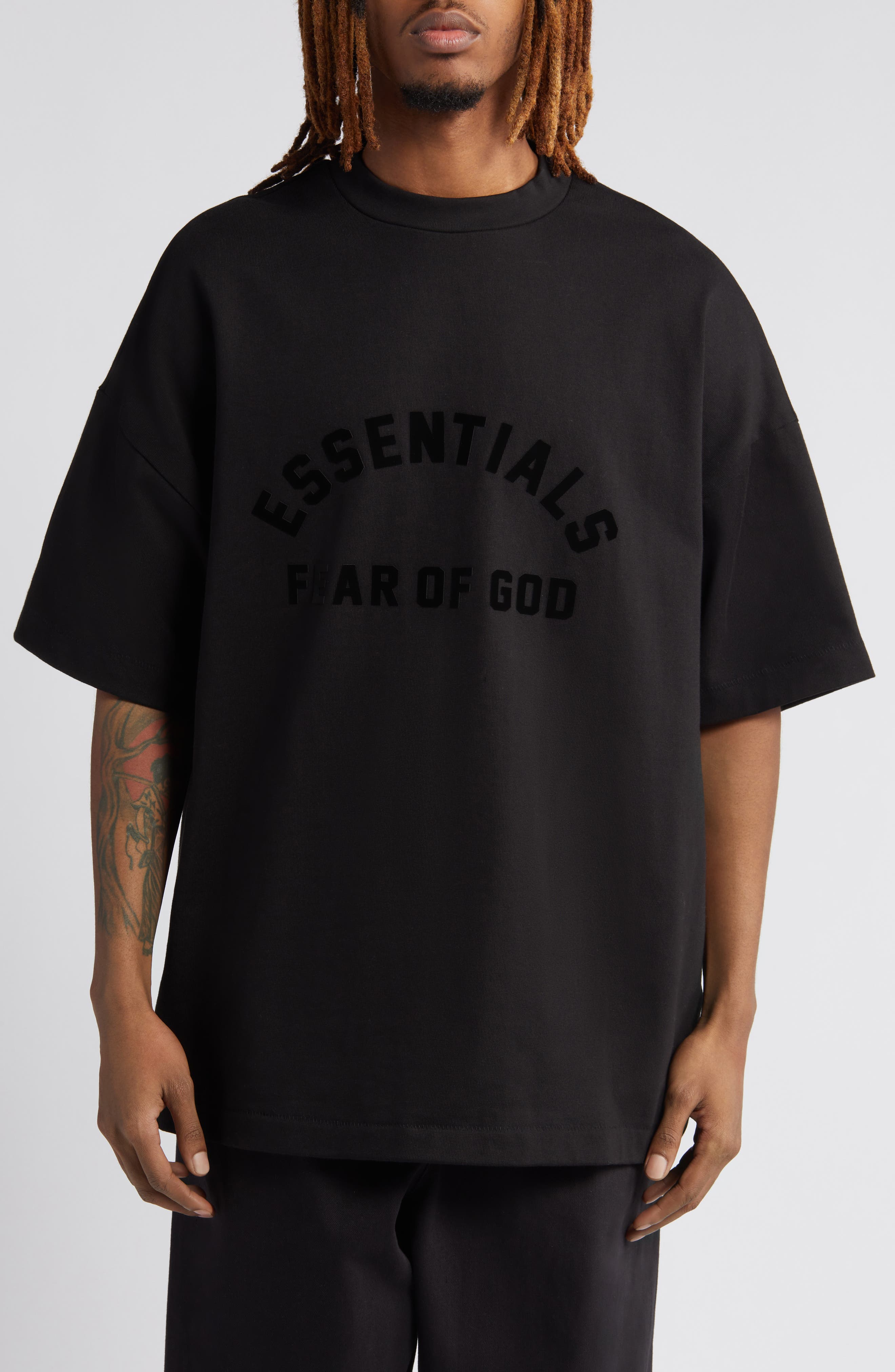 【HOT特価】844 FOG ESSENTIALS LS SHIRT BLACK L Tシャツ/カットソー(七分/長袖)