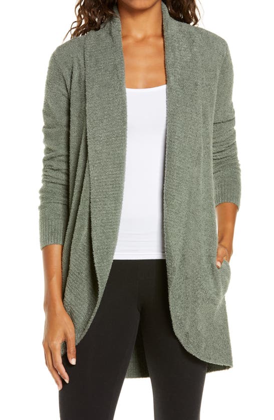 Barefoot Dreams Cozychic Lite® Circle Cardigan In Spruce