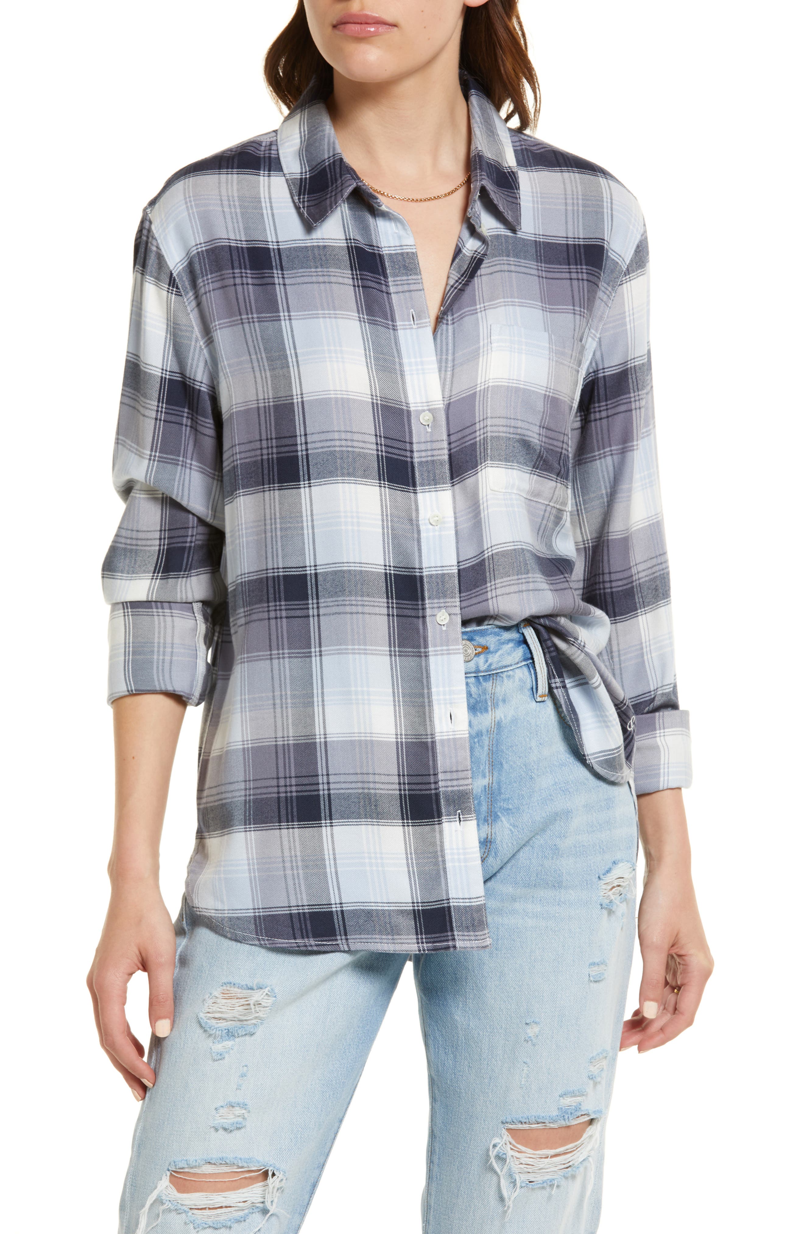 womens plaid shirts | Nordstrom