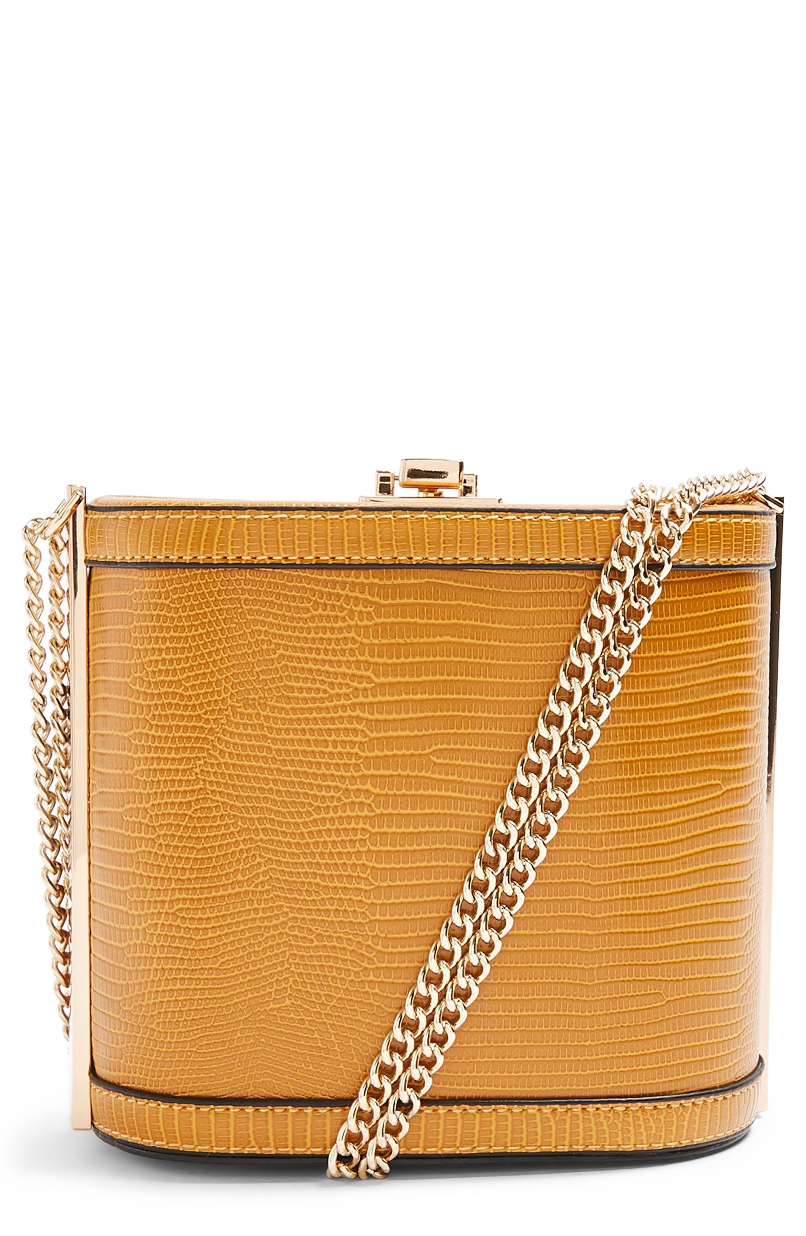 topshop mustard bag