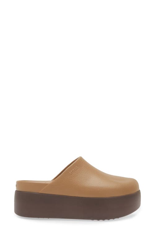 Crocs Dylan Platform Clog In Sepia