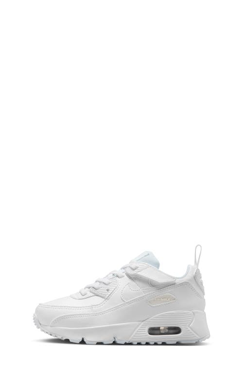 Nike Air Max 90 Easy-on Sneaker In White/ Silver/ White/ White