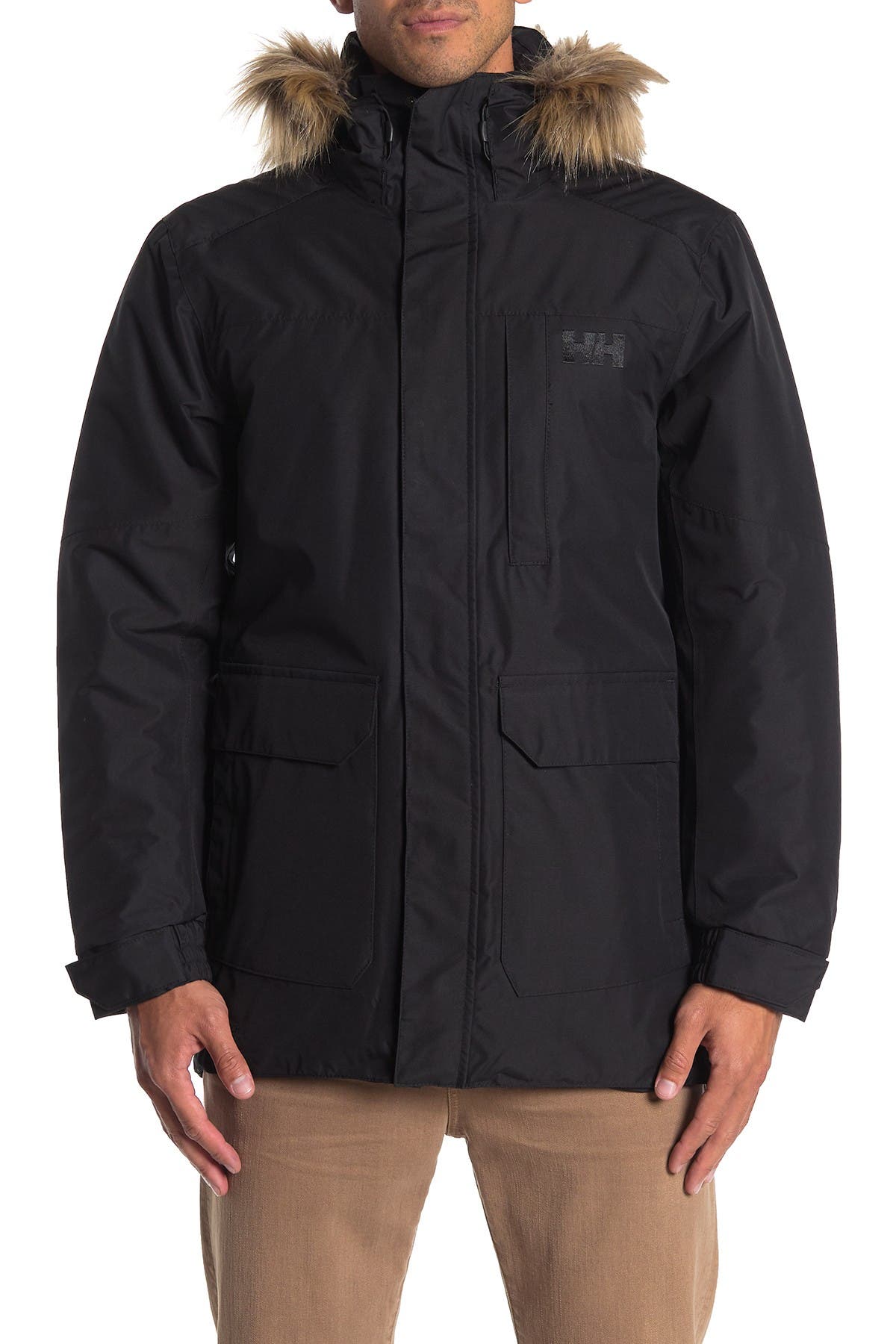 helly hansen fur hood