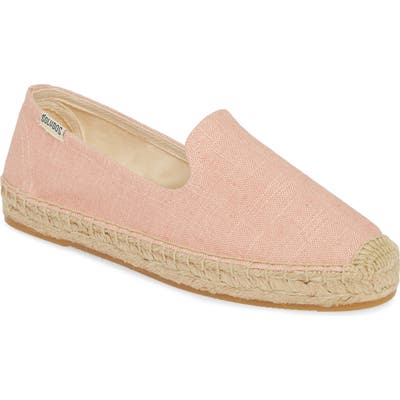 Soludos Platform Espadrille Flat - Pink