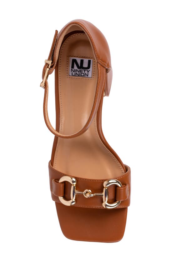 Lady Couture Santori Heeled Sandal In Cognac