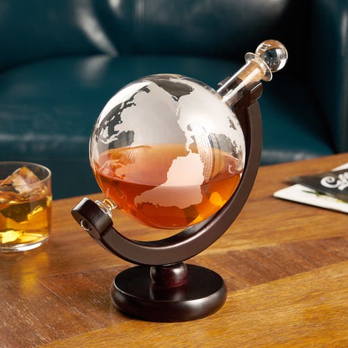 Viski Globe Liquor Decanter In Clear