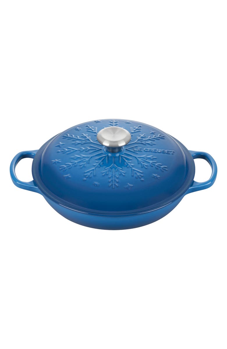 Le Creuset Noël Collection Snowflake Braiser Nordstrom