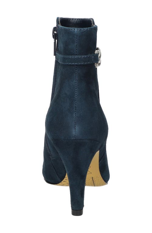 Shop Bella Vita Agnes Bootie In Navy Kidsuede Leather