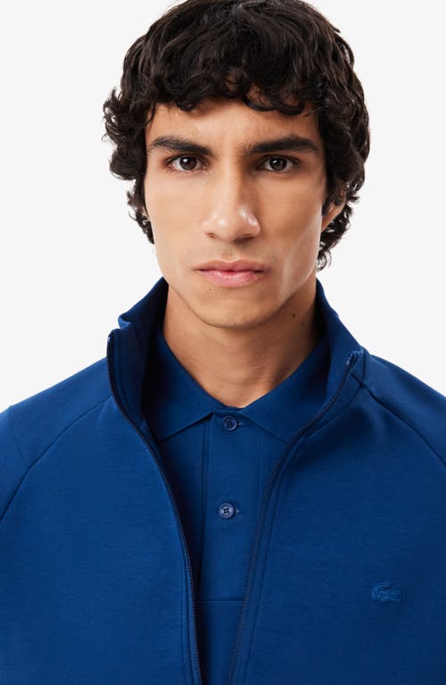 Shop Lacoste Zip-up Jacket In Globe