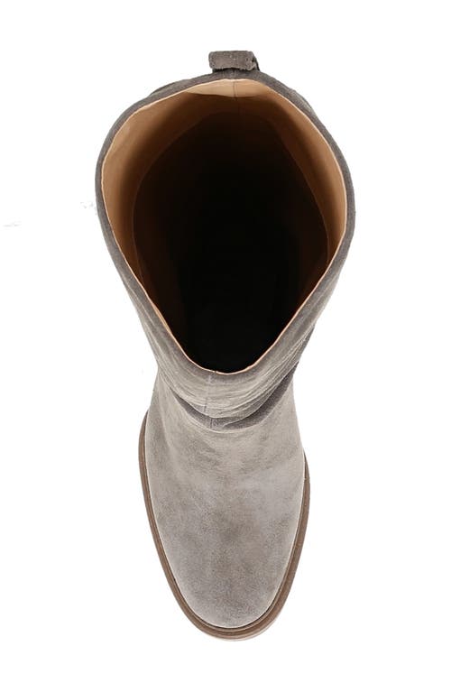 Frye Alex Softy Slouch Knee High Boot In Steel