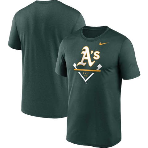 Men's Nike Green Oakland Athletics Big & Tall Icon Legend Performance T ...