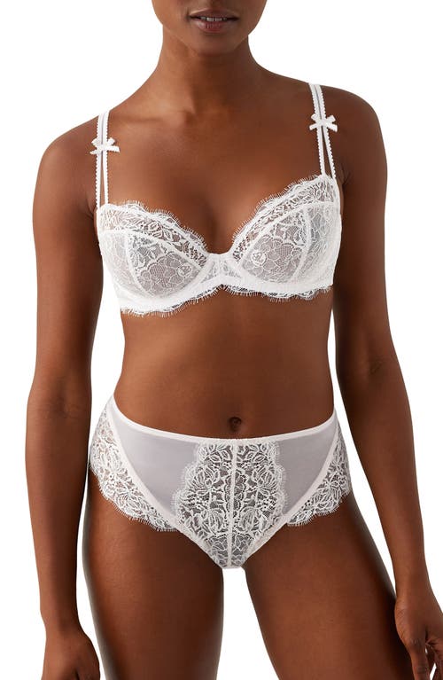 Shop B.tempt'd By Wacoal It's On Eyelash Lace Underwire Bra In Sea Salt