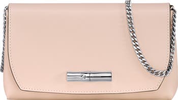 Longchamp roseau leather online crossbody bag