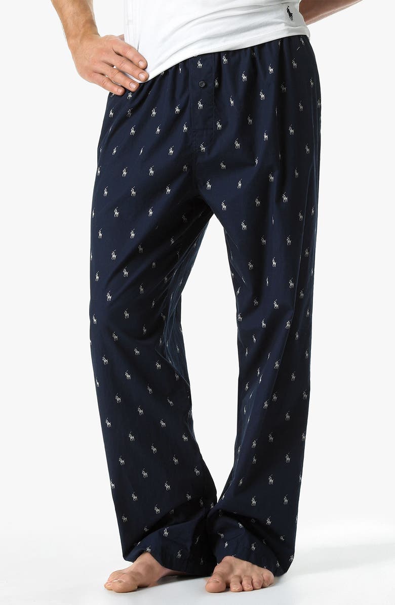 Polo Ralph Lauren Print Pajama Pants (Big) | Nordstrom