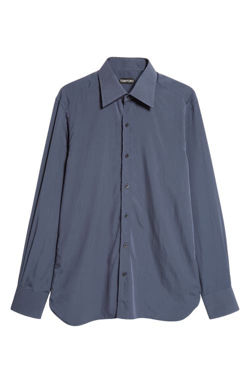 TOM FORD TOM FORD FLUID PARACHUTE SLIM FIT BUTTON-UP SHIRT 