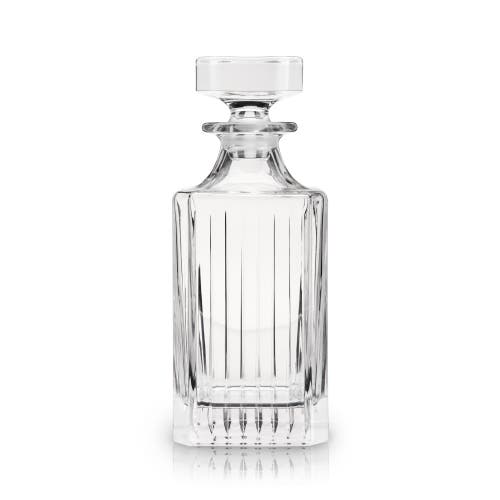Viski Reserve Milo Crystal Liquor Decanter In Clear