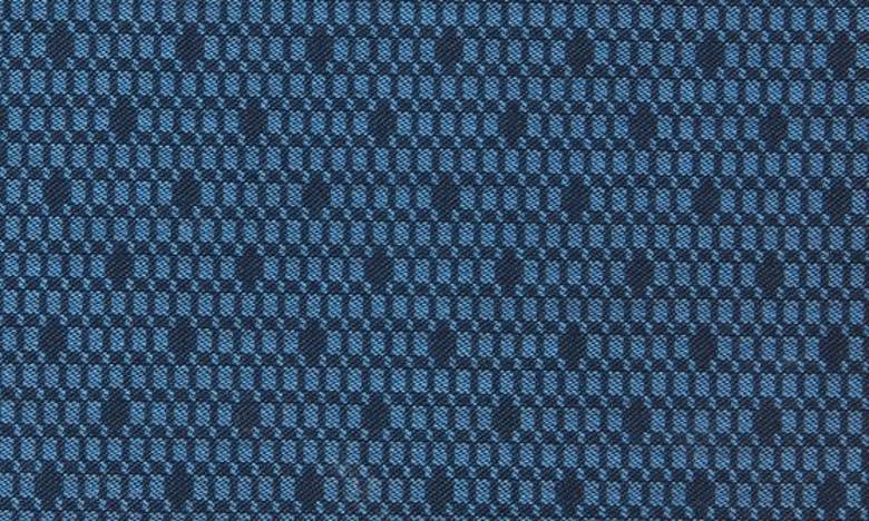 Shop Clifton Wilson Polka Dot Cotton Pocket Square In Blue