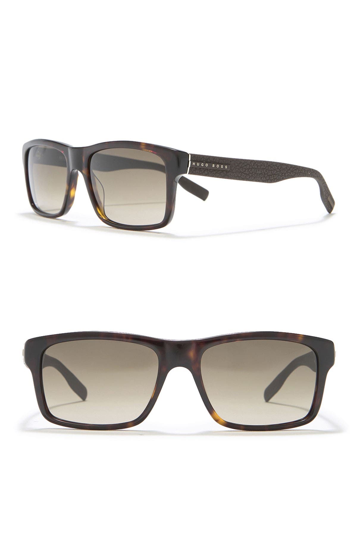 BOSS | 55mm Rectangle Sunglasses 