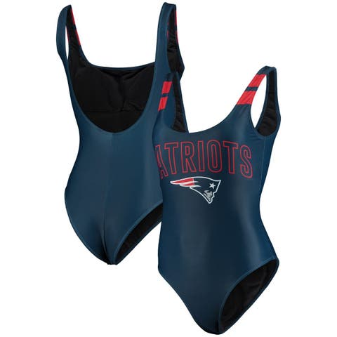 Women's FOCO Navy Dallas Cowboys Team One-Piece Swimsuit Size: Large