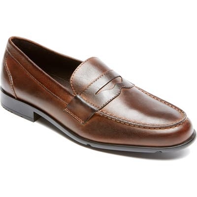 Rockport Leather Penny Loafer W - Brown