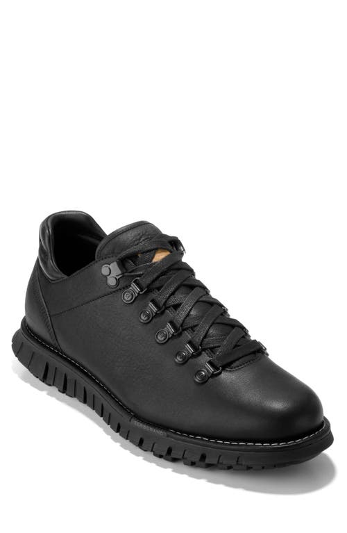 Cole Haan ZeroGrand Remastered Low Hiking Boot in Black/Black 