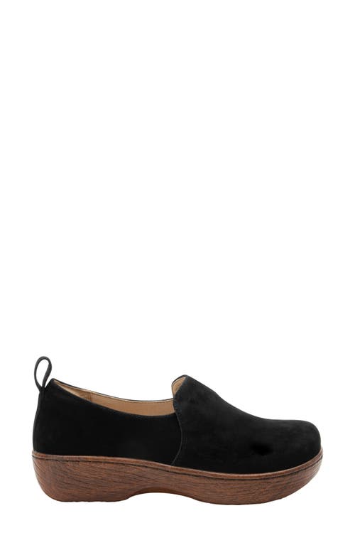 Shop Alegria By Pg Lite Orygin Tulip Slip-on Shoe In Black Truffle