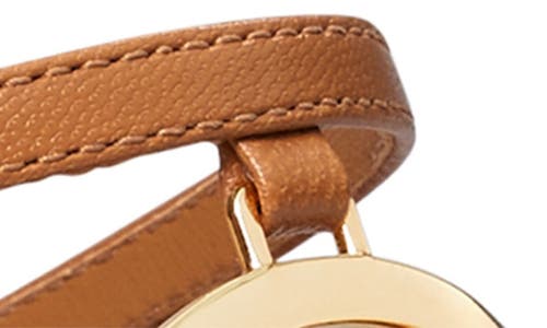 Tory Burch Wedges In Caramel Corn/gold