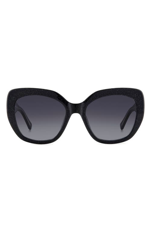 Kate Spade New York Winslet 55mm Gradient Round Sunglasses In Black