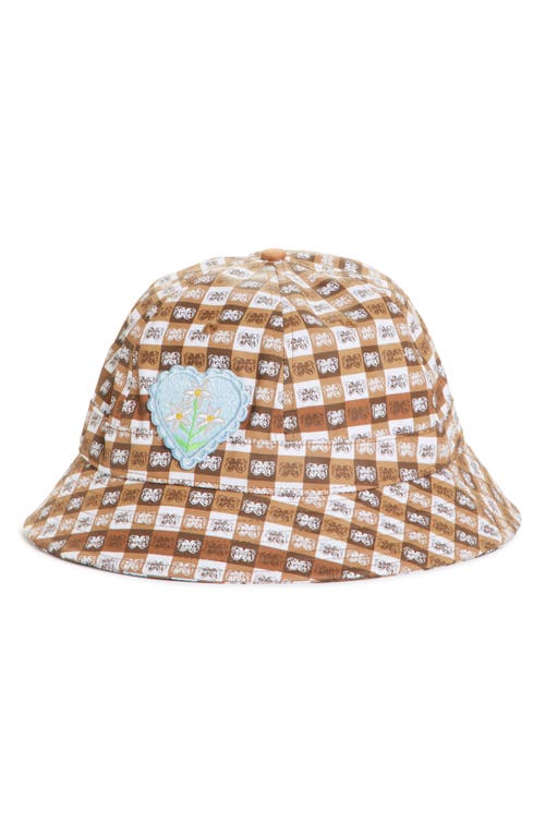 Beepy Bella Picnic Bucket Hat in Brown