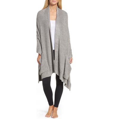 Barefoot Dreams Cozychic(TM) Lite Travel Shawl, Size One Size - Grey