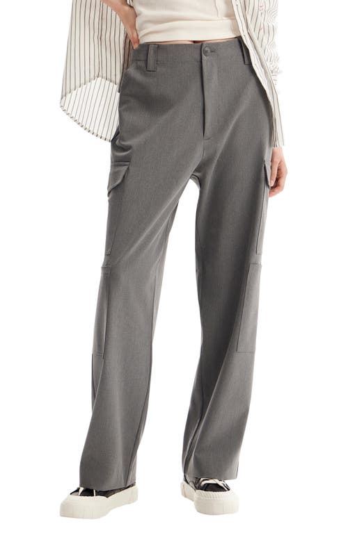 Desigual Manchester Cargo Pants Grey at Nordstrom,