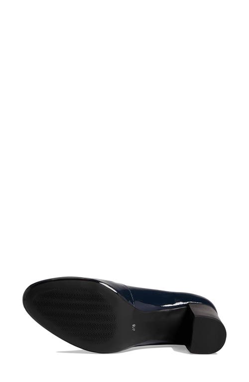 Marc Joseph New York Midtown Pump In Navy Patent